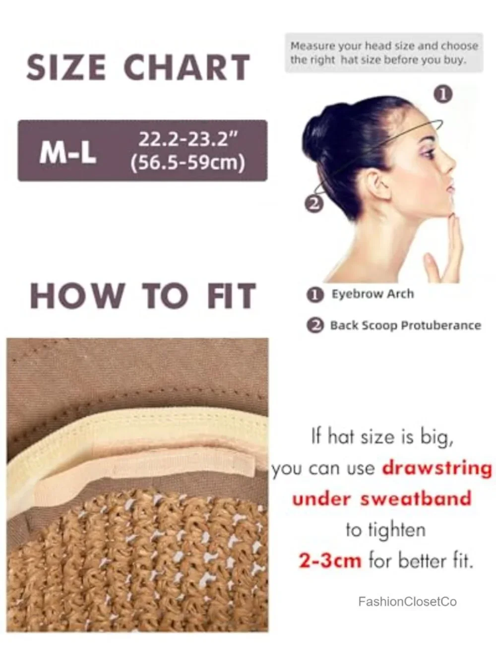 UPF 50 Floppy Wide Brim Summer Straw Sun Hat for Women Foldable Packable